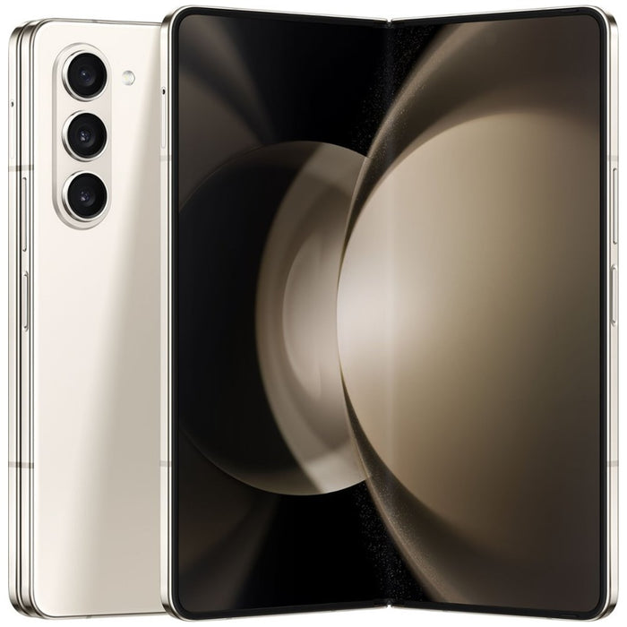 Samsung Galaxy Z Fold5 5G (256GB, 12GB) 7.6" Factory Unlocked *READ DESCRIPTION* (For Parts | Non-Functional, Cream)