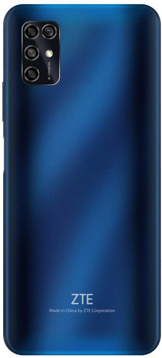 ZTE Blade V20 Smart (128 GB, 4 GB) 6.82" (EE. UU. + LATINOAMÉRICA) 4G LTE GSM Desbloqueado 8010 (Excelente - Reacondicionado, Azul)